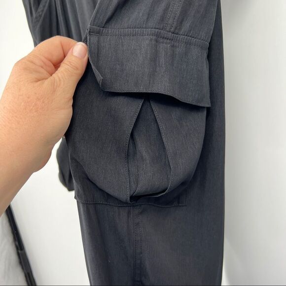 NWT Jessica Simpson Soft Pull-On Tapered Leg Utility Jogger Pant in Black - Picture 5 of 13